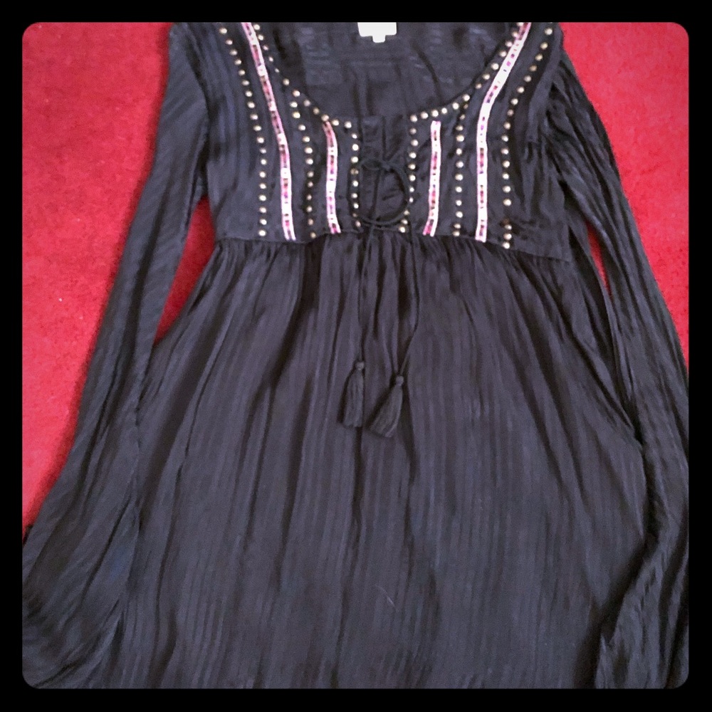 Rahi Cali embellished peasant mini dress